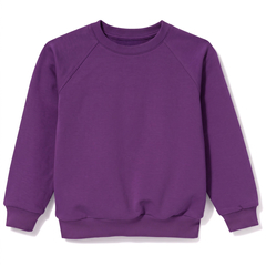 Bluza dresowa Basic śliwkowa