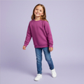 Bluza dresowa Basic purpurowa