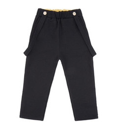 Spodenki z szelkami czarne