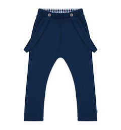 Spodenki z szelkami granatowe