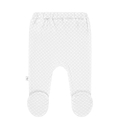 Półśpioch bawełniany biały w kółeczka