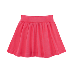 Bawełniana spódnica basic koralowa