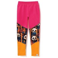 Legginsy dziewczęce Panda