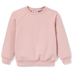 Bluza dresowa Basic pudrowy róż