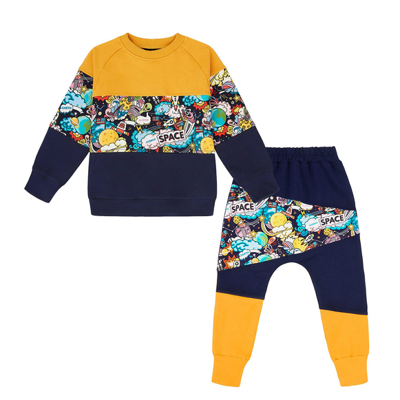 Dres 3 kolory ze spodniami baggy Kosmos