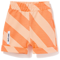 Krótkie spodenki chłopięce pomarańczowe paski