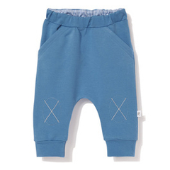 Spodnie niemowlęce basic niebieskie