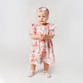 Sukienka niemowlęca Candy flower, krótki rękaw
