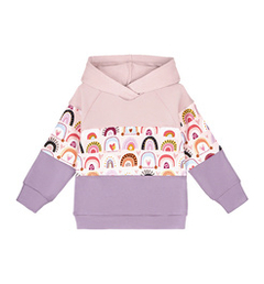 Bluza 3 kolory różowo-fioletowa tęcze
