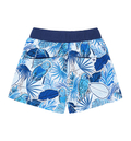 Szorty w niebieskie papugi