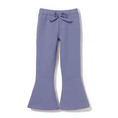 Dzwony, legginsy rozszerzane fioletowe