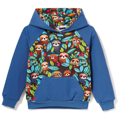 Bluza dresowa z kapturem Kolorowy Leniwiec