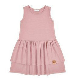 Sukienka bez rękawów, Basic pudrowy róż