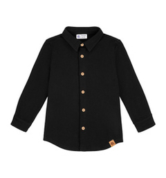 Koszula chłopięca bawełniana czarna