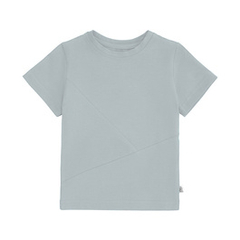 T-shirt z przeszyciami szary