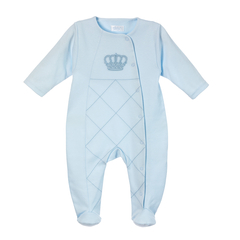 Pajac bawełniany Henry niebieski