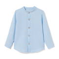 Koszula muślinowa chłopięca błękitna