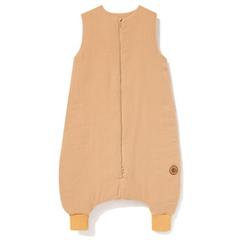 Śpiworek do spania muślinowy musztardowy