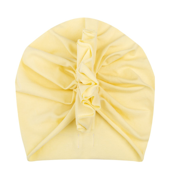 Turban jasnożółty 