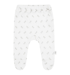 Półśpioch bawełniany biały w koniki