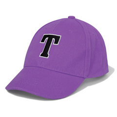 Czapka z daszkiem fioletowa