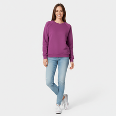 Bluza dresowa dla mamy Basic purpurowa