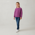 Bluza dresowa Basic purpurowa