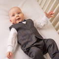 Elegancki zestaw niemowlęcy Xavier grafitowy