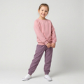 Bluza dresowa Basic brudny róż 