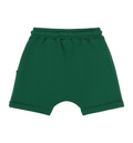 Krótkie spodenki chłopięce, ciemna zieleń 