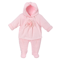 PR-76218 Pajac ocieplany różowy Flawia