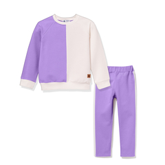 Dres 2 kolory bluza ze spodniami, fiolet