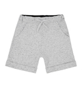 Bawełniane szorty chłopięce szare w kropki