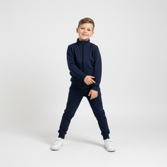 Bluza z suwakiem i stójką Beni granatowa