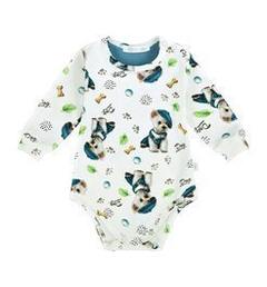 Body z długim rękawem Piesek