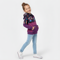 Bluza dresowa Kangaroo Kolorowe sowy