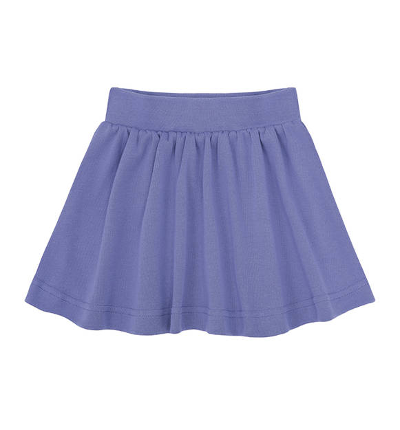 Bawełniana spódnica basic fioletowa
