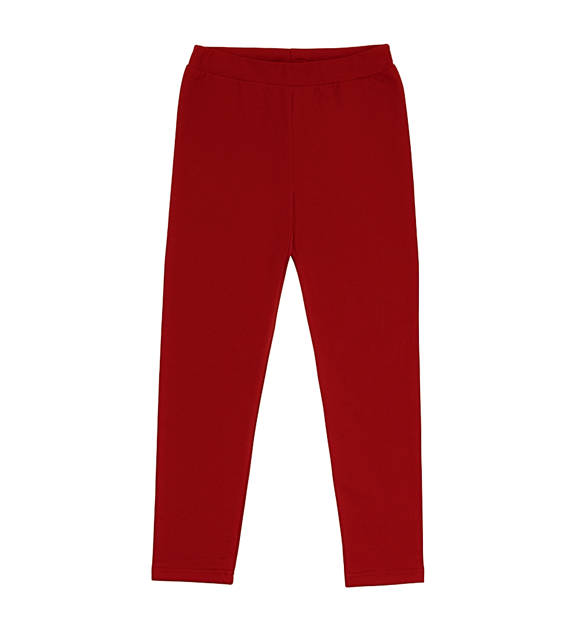 Bawełniane legginsy czerwone