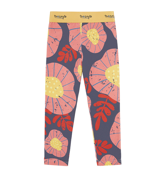 Bawełniane legginsy z gumką Maki