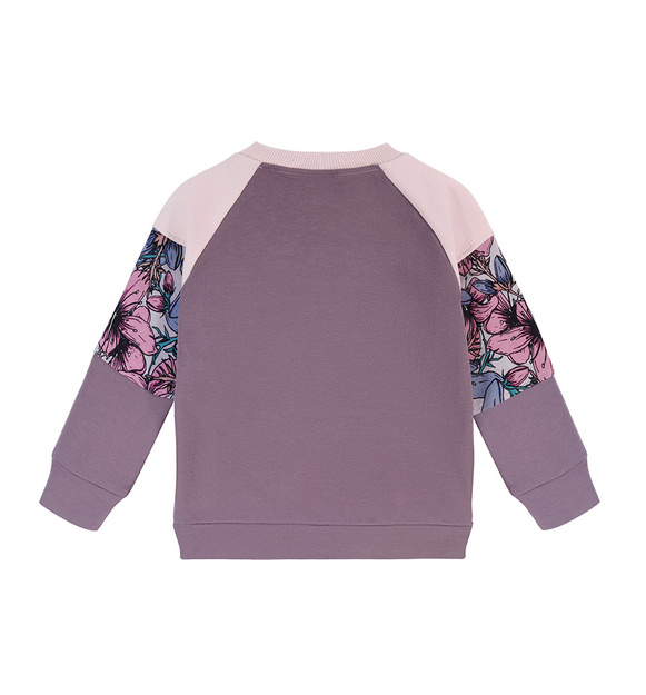 Bluza dresowa 3 kolory Fioletowe kwiaty