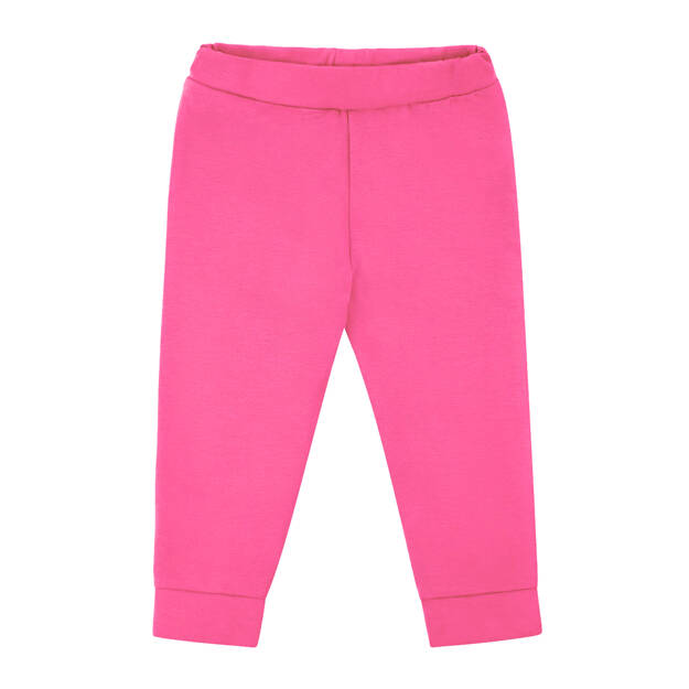 Legginsy niemowlęce z kokardkami Candy pink