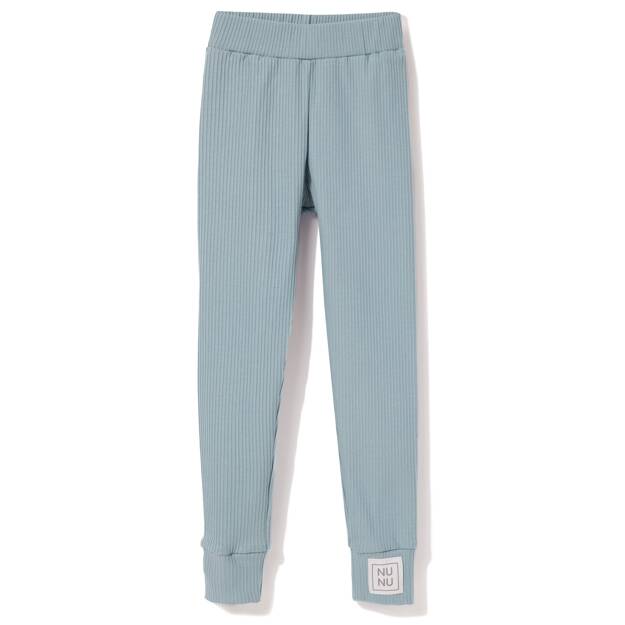 Legginsy prążek Baby blue