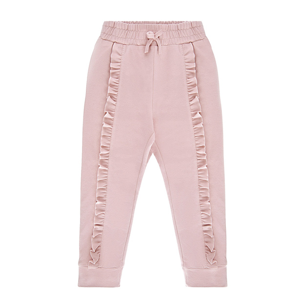 Spodnie dresowe Frills różowe 