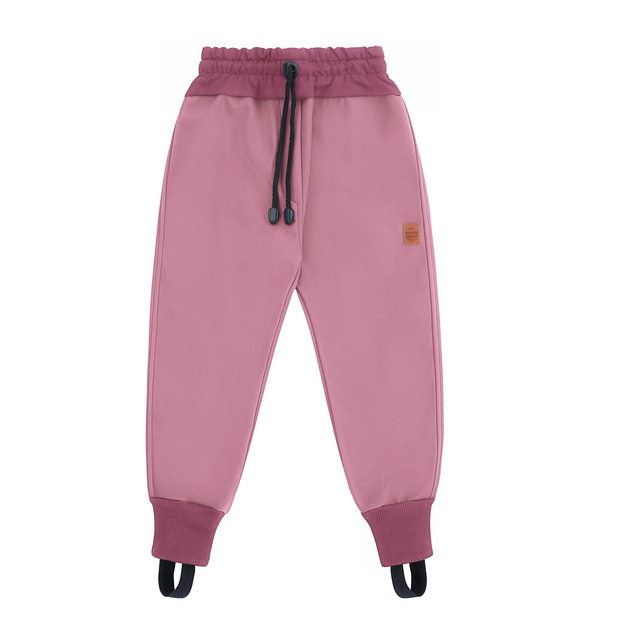Spodnie softshell różowe