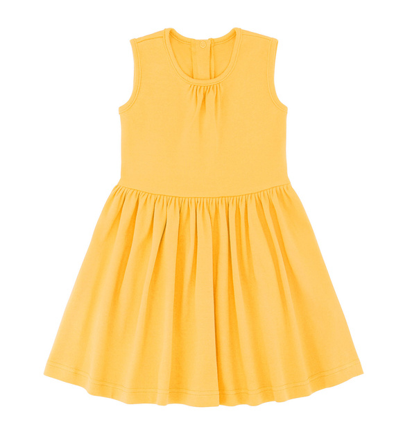 Sukienka bez rękawów, Basic żółta