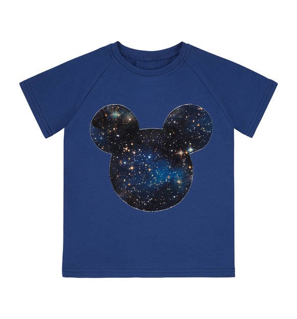 T-shirt Mouse granatowy Galaktyka