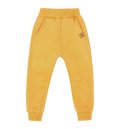 Bawełniane spodnie dresowe, żółte